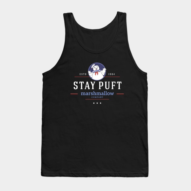 Stay Puft Marshmallow Company - modern vintage logo Tank Top by BodinStreet